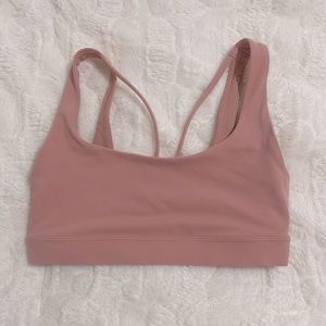 Pink athleta exhale bra